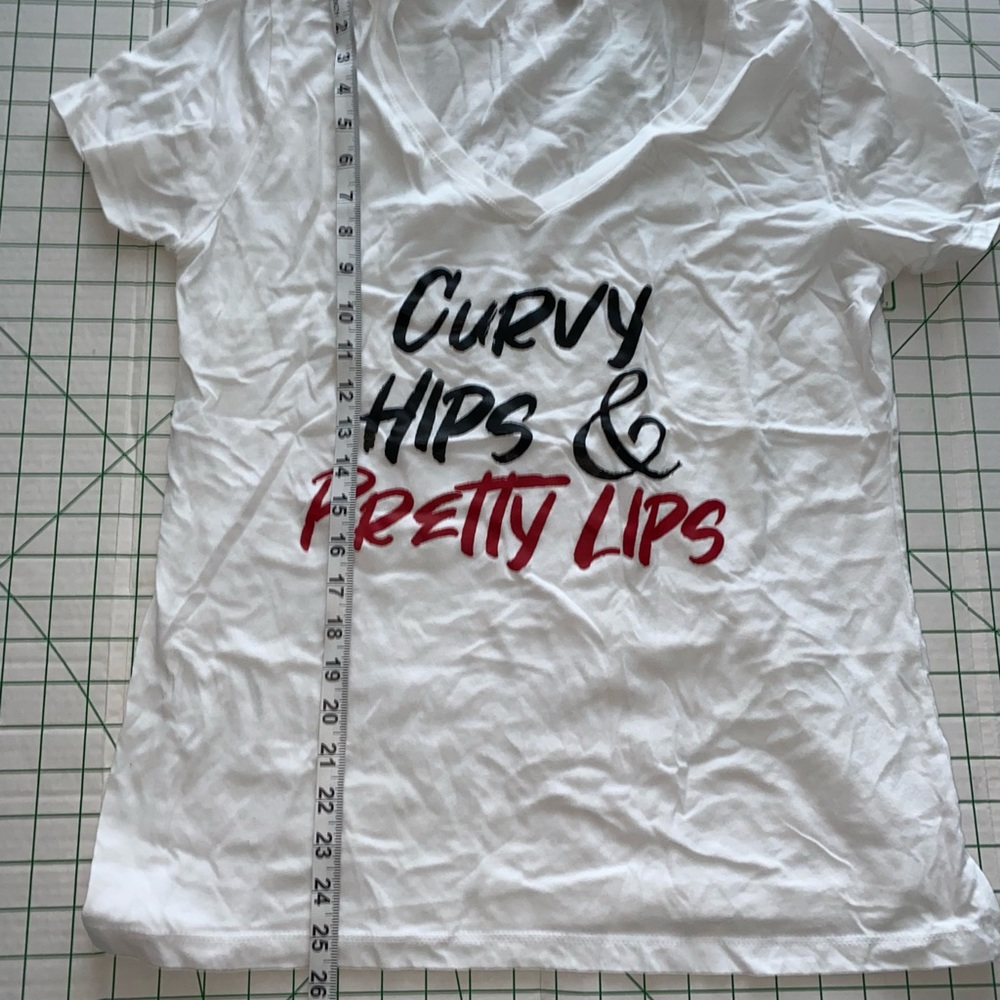 Vneck graphic tee